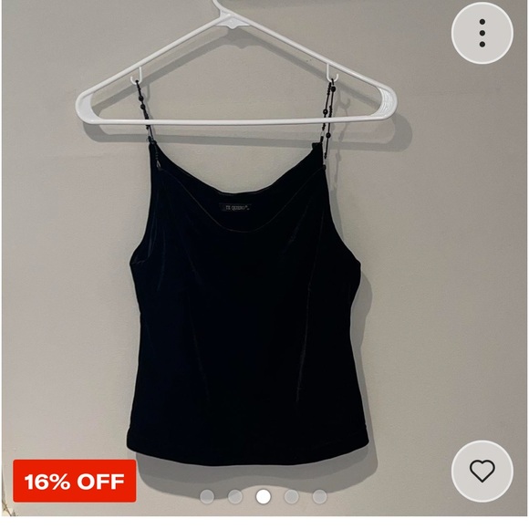 A velvet shirt with bearded straps - Picture 3 of 5